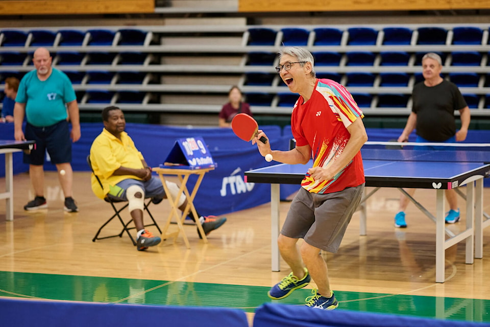 Participants in the 55+ BC Games competed in multiple sports over four days in Abbotsford. The event wrapped up on Saturday, Aug. 27. (55+ BC Games photo team) 