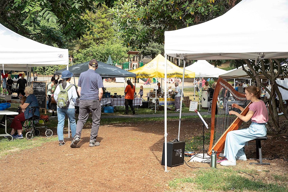 Mission City Farmers Market is open every Saturday from 10 a.m. to 2 p.m. until October 21 at Centennial Park with four winter markets slated from November to March. /Bob Friesen Photo 