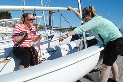 Sailing in Oak Bay