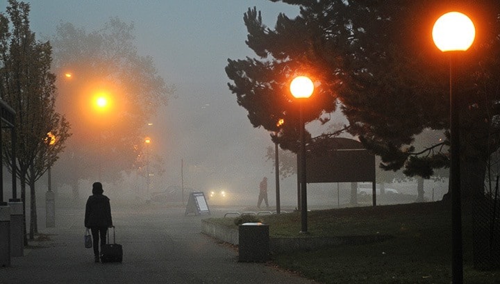 UVic Students In Fog SA 4