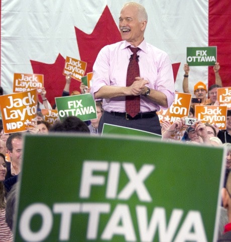 Jack Layton - Campaign Tour