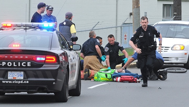 Cyclist Accident 1