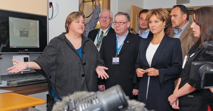 Christy Clark visits RJH