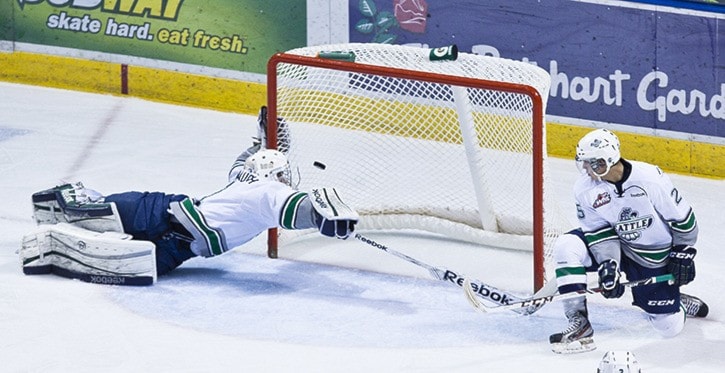 Victoria Royals WHL hockey team versus Seattle Thunderbirds