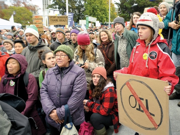 Defend Our Coast demonstration