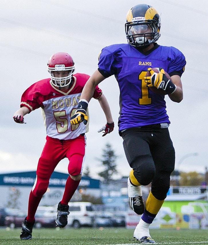 Mt.Doug Rams vs. W. J. Mouat Hawks Junior Football