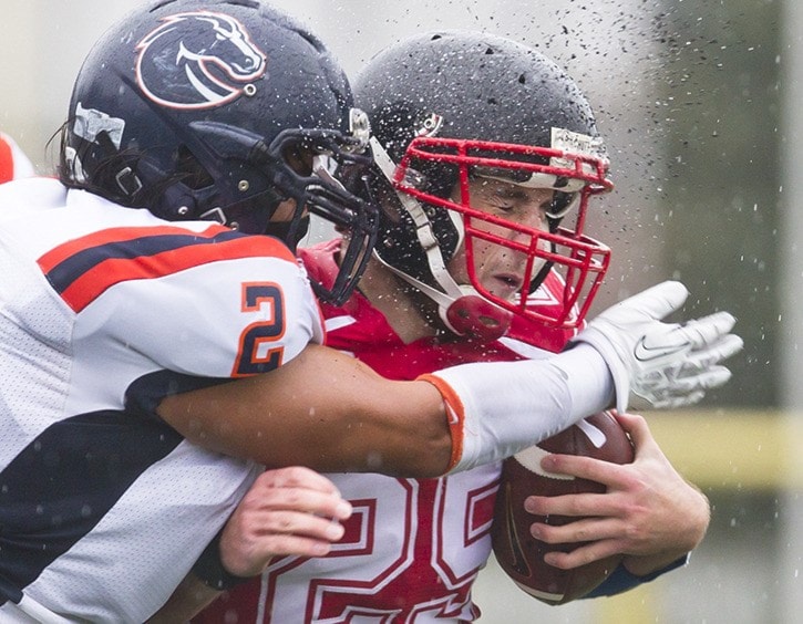 Westshore Rebels football team beat the Kamloops Broncos 22-20