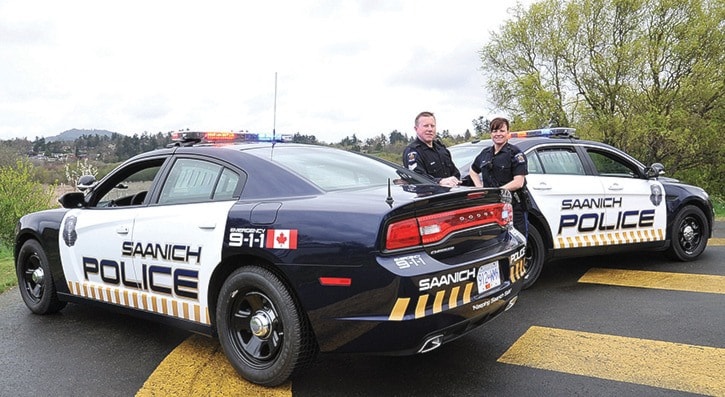 New Saanich police cars