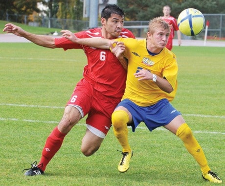 Vikes vs Calgary men's soccer