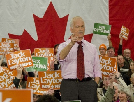 Jack Layton - Campaign Tour