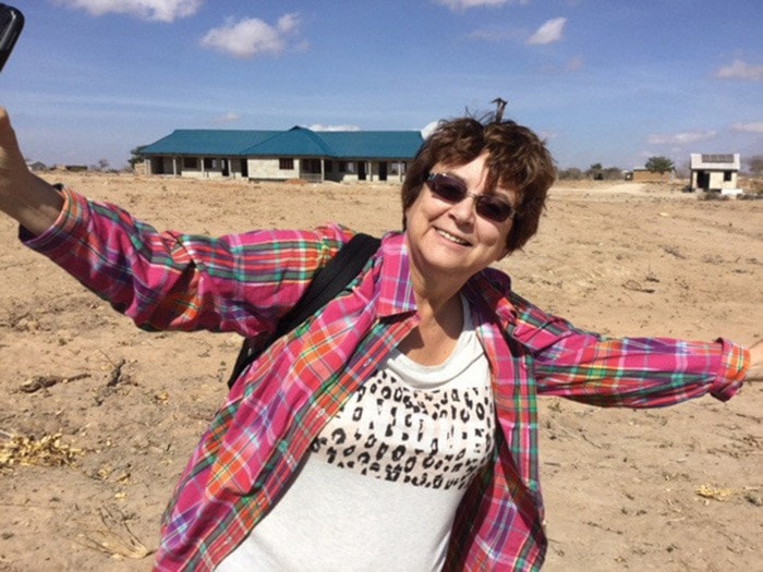 Laurie Mueller in Africa