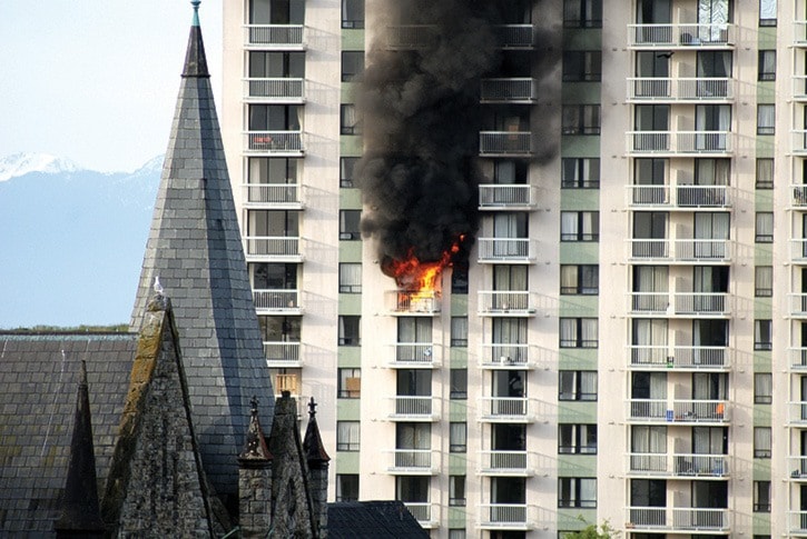 View Towers Fire