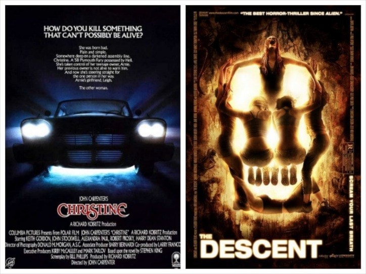 58915BCLN2007HalloweenMovies-ChristineandTheDescent_Fotor_Collage