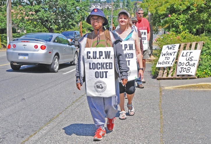 Postal workers locked out