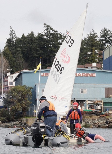 Sea Cadets small boat exercises