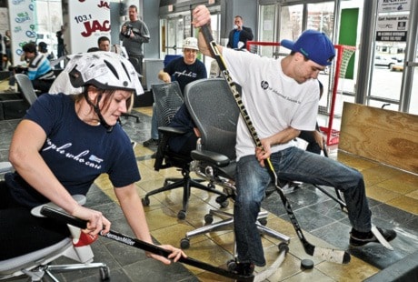 Techtoria Chair Hockey Tourney