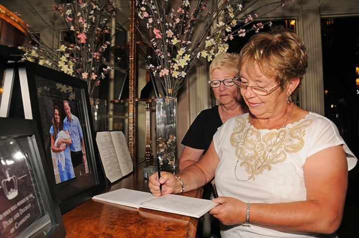 Fairmont Empress wishes for Kate and William