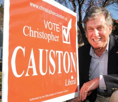 Christopher Causton election sign