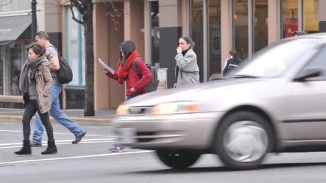 Pedestrians in Crosswalk