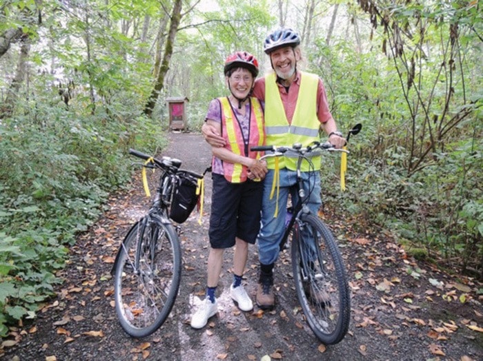 Seniors cycling