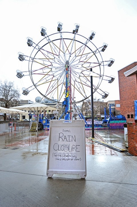 Ferris Wheel in Centennial Square