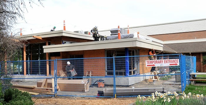 Henderson Recreation Centre new entrance