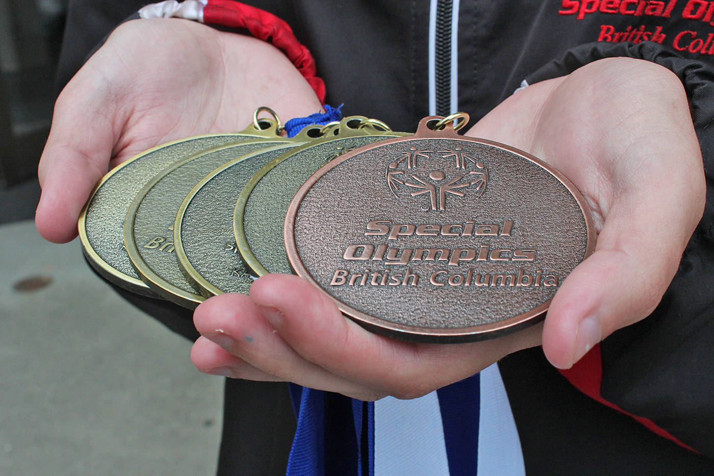 Four gold, five medals overall for Victoria West Special Olympian