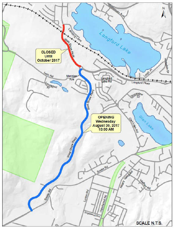 Middle section of West Shore Parkway opens to traffic 10 a.m. Wednesday