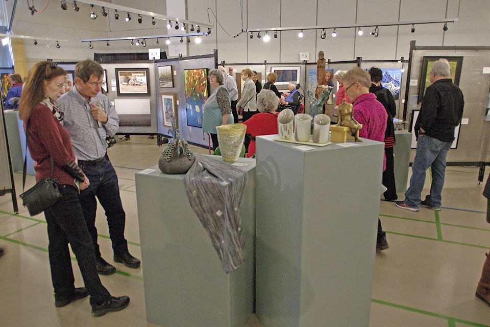There were works of art that appealed to a variety of tastes at the Sidney Fine Art Show. (Steven Heywood/News staff)