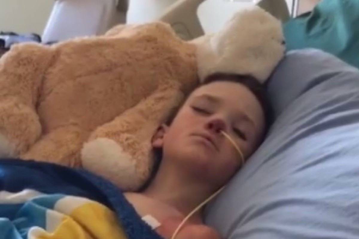 B.C. boy continues fight for his life