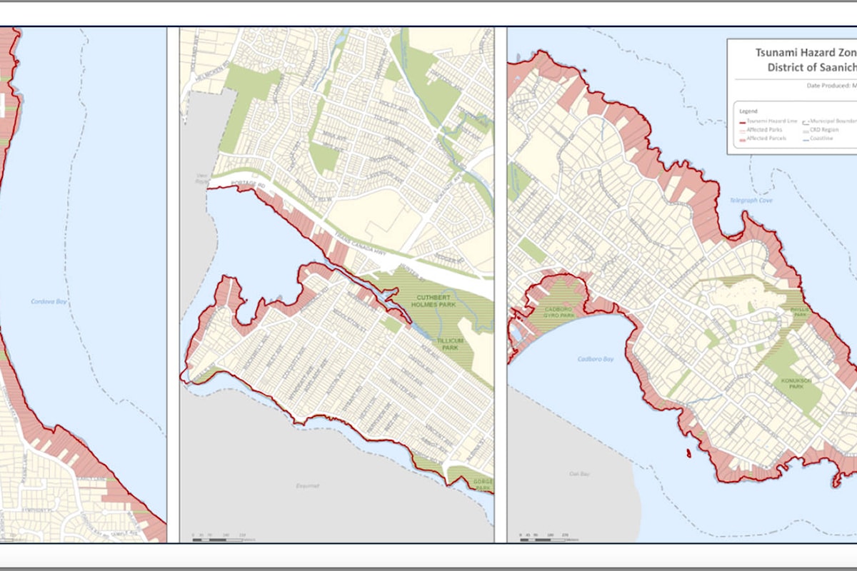 Tsunami zones victoria bc Tsunami zones victoria bc