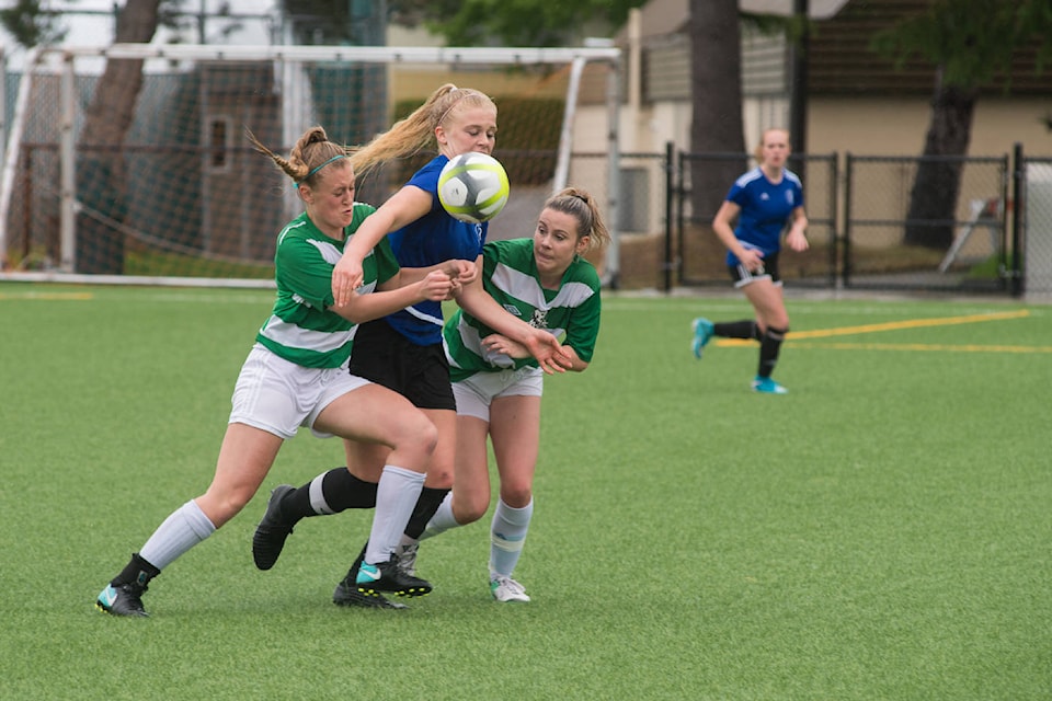 Reynolds Roadrunners take the Ryan Cup as city ch Reynolds Roadrunners take the Ryan Cup as city champions with a win over the Oak Bay Breakers Thursday. (Keri Coles/Oak Bay News)