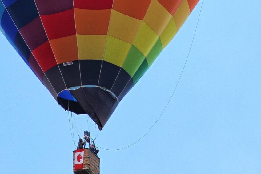 Hot air online balloon victoria