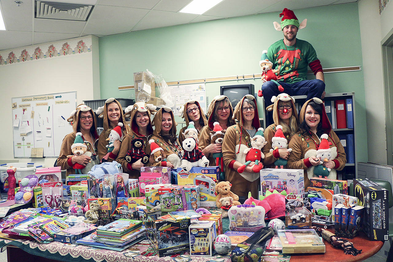 Nurses Donate Gifts To Sick Kids At
