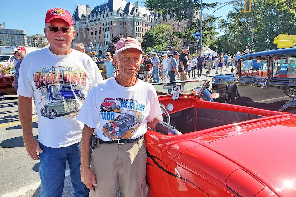 The four-day Northwest Deuce Days festival wrapped up in Victoria’s Inner Harbour on Sunday. (Photos by Jessica Williamson/News Staff)