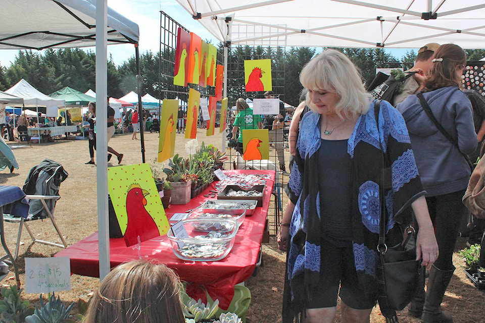 Metchosin Day, Sunday, Sept. 8, draws people from across the region. (Jessica Williamson/Black Press Media)