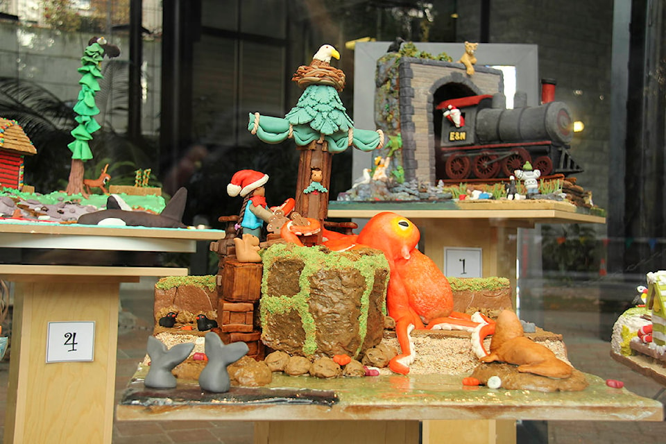The theme of this year’s Gingerbread Showcase is Coastal Living. Creations will be on display Nov. 21 to Jan. 3. (Jane Skrypnek/News Staff)