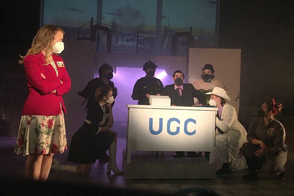 CCPA performs Urinetown June 3 at 7:30 p.m., June 4 at 6 p.m. and June 5 at 12:30 and 6 p.m. Tickets are $25 and are available online at ccpacanada.com, by phone at 250-595-9970 or email boxoffice@ccpacanada.com.(Christine van Reeuwyk/News Staff)