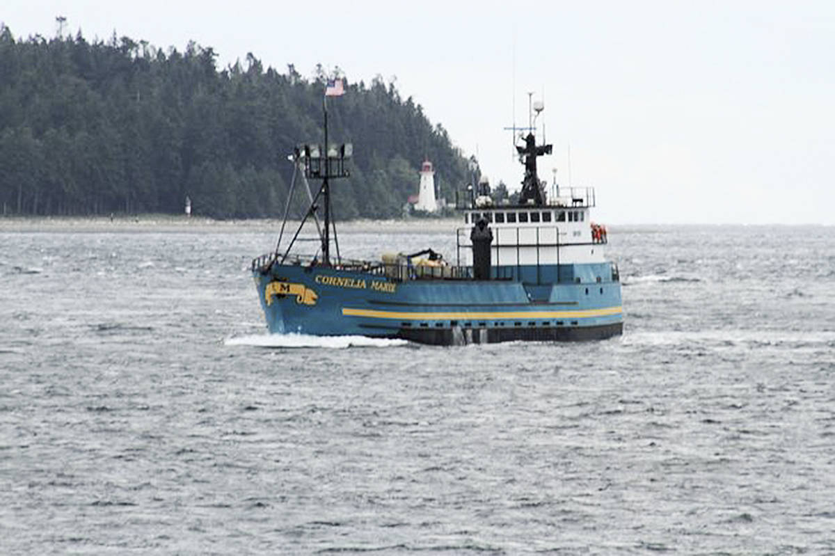 Celebrity sighting – Deadliest Catch vessel passes by Campbell