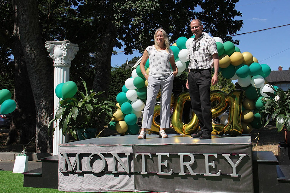 Monterey Middle School celebrates Grade 8 graduation June 23. (Christine van Reeuwyk/News Staff)