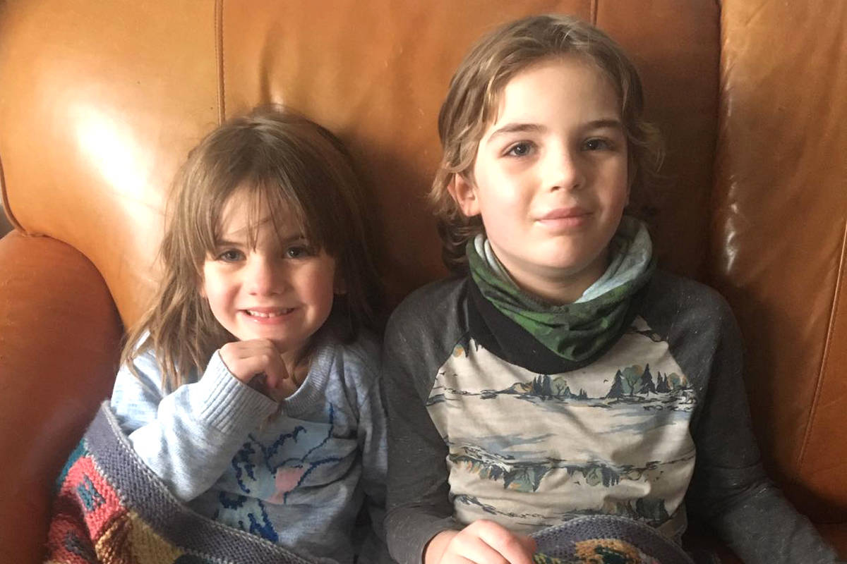 Nelsons Owen Canale, 8, tested positive for COVID-19, but the virus spared his six-year-old sister Ali. Photo: Submitted