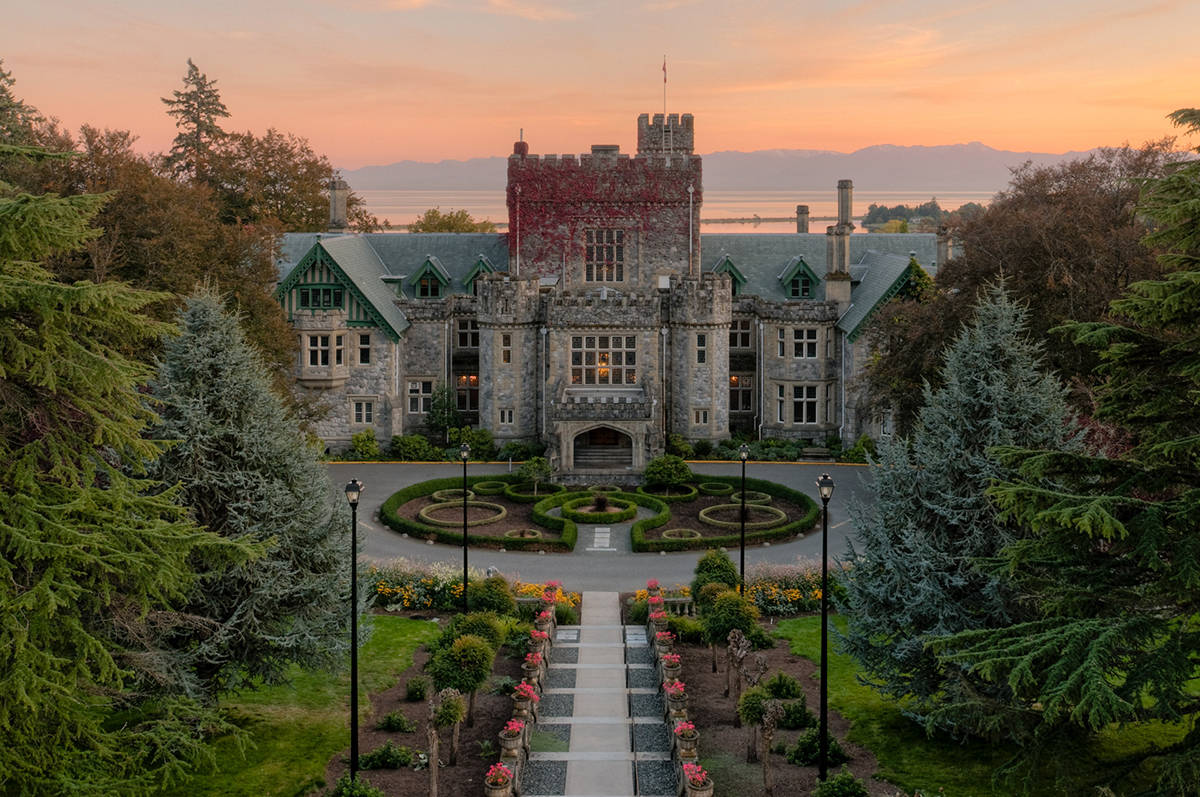 Hatley Castle at Royal Roads University in Colwood. Photo courtesy Royal Roads University