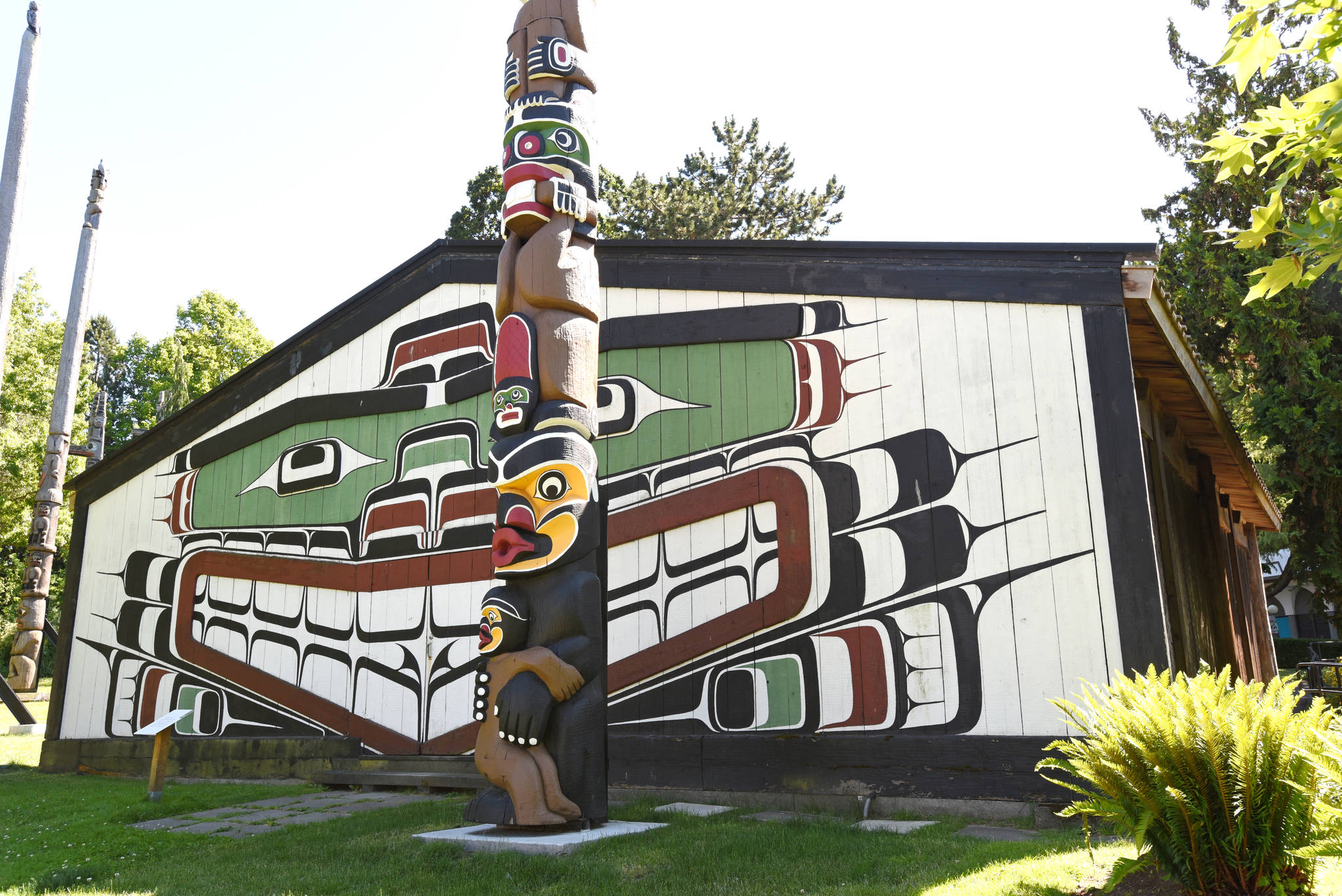The Mungo Martin longhouse built in 1953 in the Kwakwakawakw big house style, is located in Thunderbird Park next to the Royal BC Museum. Don Denton/Black Press Media