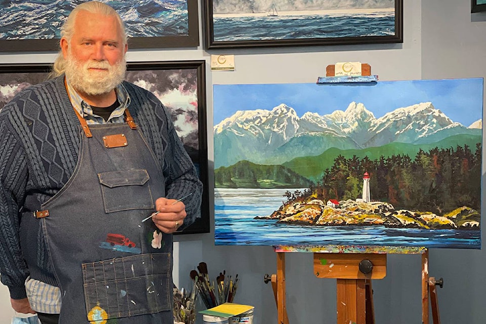 Peter Van Giesen, owner curator of Central Art Studio & Gallery in The Bay Centre. (Courtesy Central Art Studio & Gallery)
