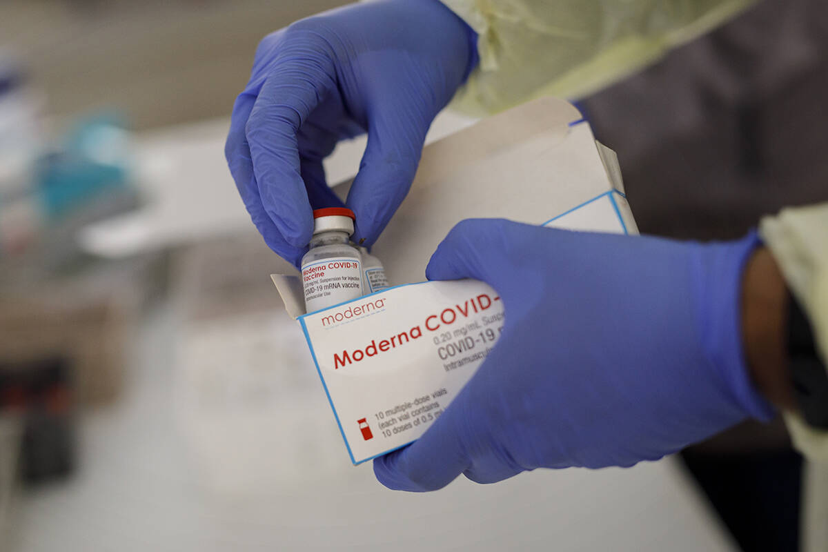 Moderna asks Health Canada to authorize booster shot of its SpikeVax