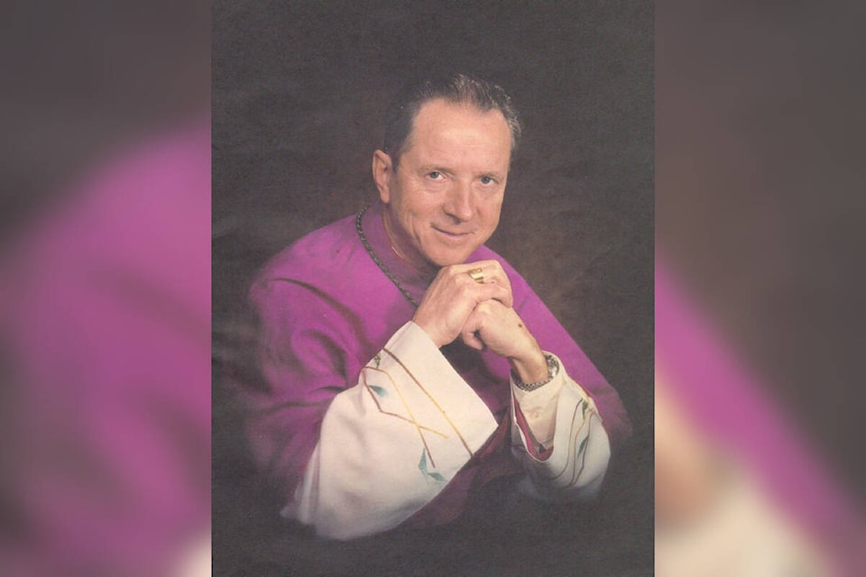 Former bishop of Victoria Remi de Roo, who died Feb. 1 at the age of 97, is being remembered as a passionate social justice advocate and progressive thinker in the Catholic church. (Photo courtesy of Louise Beinhauer)