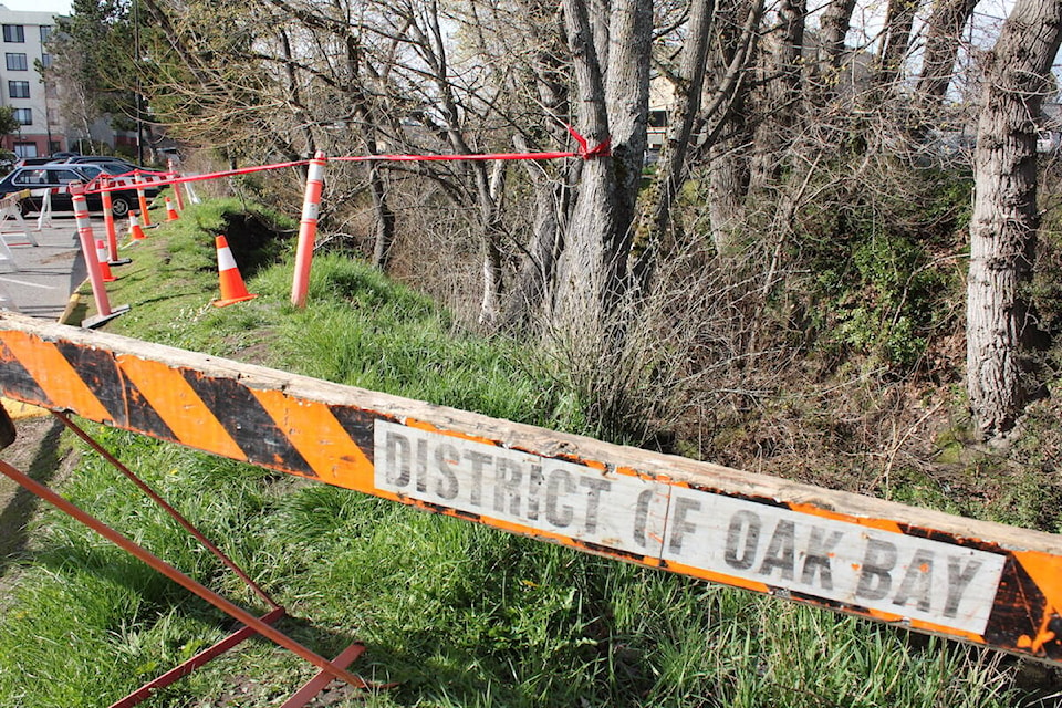 The north edge of Oak Bay Recreation Centre’s parking lot. (Black Press Media file photo)