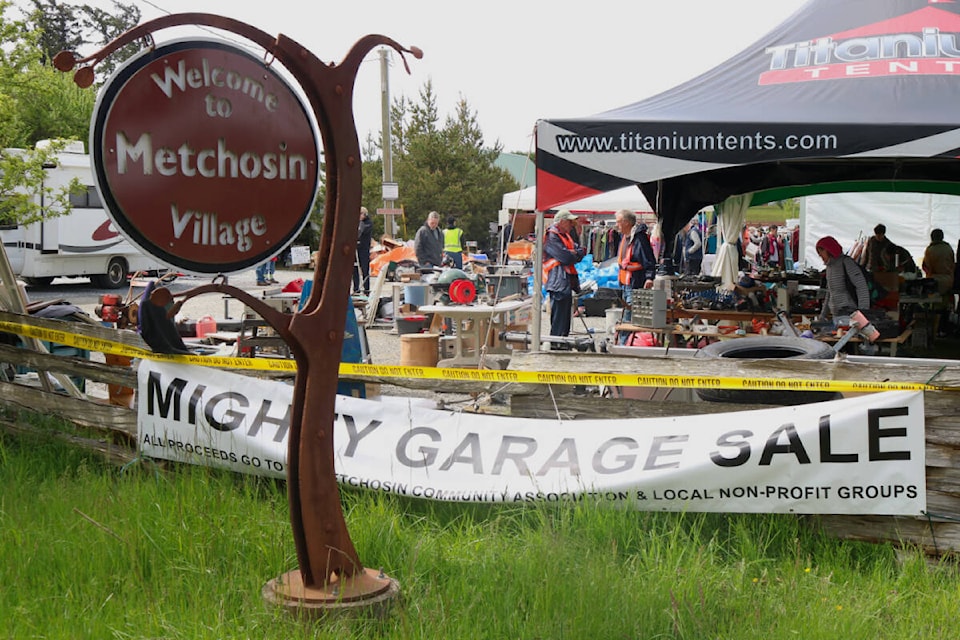 The Metchosin Mighty Garage Sale was held on Saturday, May 28 and Sunday, May 29, from 9 a.m. until 3 p.m. at 4430 Happy Valley Rd. (Bailey Moreton/News Staff)