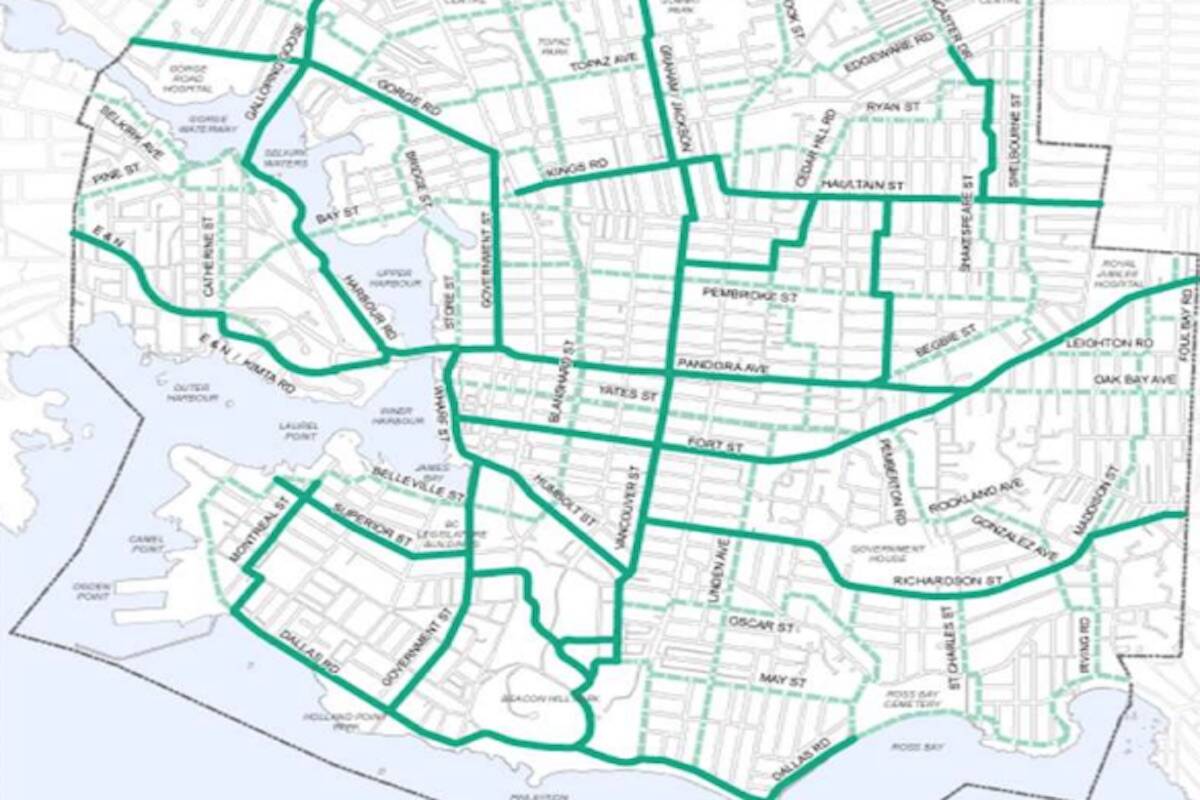 Victoria looks at bike network past and future as city rolls with