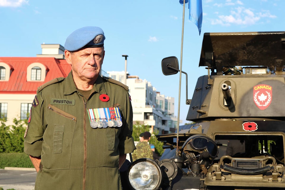 Ret. Chief Petty Officer 2nd Class Chris Preston was deployed on a peacekeeping mission in Egypt in 1974. (Bailey Moreton/News Staff)